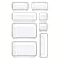 Transparent Plastic Drawer Organiser Set Multifunctional Desktop Storage Box - 13PCS