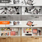 Transparent Plastic Drawer Organiser Set Multifunctional Desktop Storage Box - 13PCS