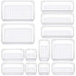 Transparent Plastic Drawer Organiser Set Multifunctional Desktop Storage Box - 13PCS