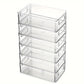 6pcs Transparent Fridge Organizer Storage Box for Kitchen and Food Organization