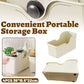 4PCS Wheeled Kitchen Storage Box Large Capacity for Pots Spice Bottles