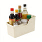 4PCS Wheeled Kitchen Storage Box Large Capacity for Pots Spice Bottles