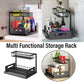 Removable Kitchen Cabinet Sink Storage Rack with Drawable Basket Organizer Shelf