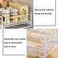 Pull Out Kitchen Storage Rack Basket Drawer Dish Organizer Slide Cabinet Shelf - White