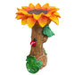 Resin Sunflower Bird Drinker Ornament Outdoor Garden Decoration for Birds to Use