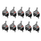 10PCS 12V Waterproof Toggle Switch SPST On Off for Car Dash Control Panel