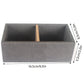 Double Compartment Tea Caddy Hotel Room Storage Organizer for Tea Bags Sugar