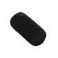 Solid Color Cylindrical Foam Particle Pillow Multi-Functional Neck Waist Support - Black