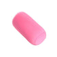 Solid Color Cylindrical Foam Particle Pillow Multi-Functional Neck Waist Support - Red