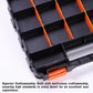 Double Sided Portable Hardware Tools Storage Box Parts Organizer Accessories Box