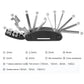 Bicycle Repair Kit with Tire Levers Patch Kit Pump Multi Tool for Mountain Bike