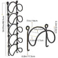 Multifunctional Wall Mounted Bathroom Storage Rack Multi Layer Towel and Wine