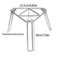 Folding Tripod Camping Stove Rack Triangle Pot Stand Outdoor Cooker Use