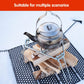 Folding Tripod Camping Stove Rack Triangle Pot Stand Outdoor Cooker Use