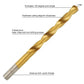 99X HSS Titanium Drill Bit Tool Set 1.5-8mm Twist Drill For Wood Metal Grooving
