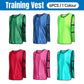 6X Sports Training Bibs Soccer Vests Group Team Bibs Basketball Cricket Football - Pink-M