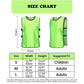 6X Sports Training Bibs Soccer Vests Group Team Bibs Basketball Cricket Football - Pink-M
