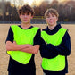 6X Sports Training Bibs Soccer Vests Group Team Bibs Basketball Cricket Football - Dark Blue-S