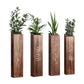 4PCS Wood Plant Wall Shelf Durable Aesthetic for Indoor Wall Decor Storage Use