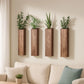 4PCS Wood Plant Wall Shelf Durable Aesthetic for Indoor Wall Decor Storage Use