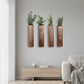 4PCS Wood Plant Wall Shelf Durable Aesthetic for Indoor Wall Decor Storage Use