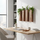 4PCS Wood Plant Wall Shelf Durable Aesthetic for Indoor Wall Decor Storage Use
