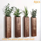 4PCS Wood Plant Wall Shelf Durable Aesthetic for Indoor Wall Decor Storage Use