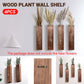 4PCS Wood Plant Wall Shelf Durable Aesthetic for Indoor Wall Decor Storage Use