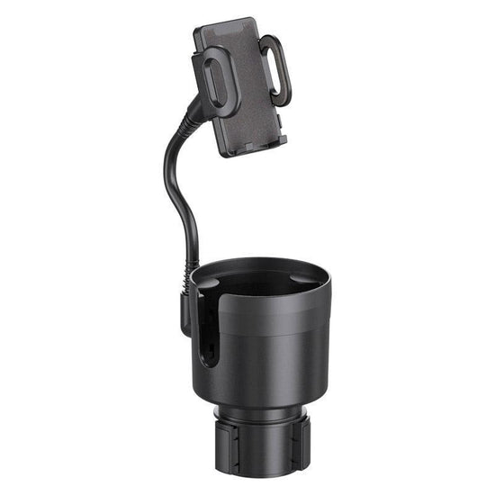 2 in 1 Car Phone Holder and Cup Holder Drink Organiser Water Bottle Holder