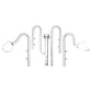 Aquarium Glass Inlet Outlet Pipe Fish Tank Filter Oil Film Remover Plant Holder - Hemispherical outlet-12mm