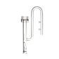Aquarium Glass Inlet Outlet Pipe Fish Tank Filter Oil Film Remover Plant Holder - Hemispherical outlet-12mm