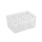 Transparent Rectangular Aquarium 12Hole Lid Portable Hydroponic Plant Fish Tank - Green