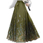 Spring Autumn Hanfu Set for Women Improved Daily Wear Commuting Horse Skirt - Blouse-S