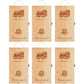 6pcs Red Wine Wooden Gift Box Packaging Storage Box for Wine Bottle Gifts - Single clamshell