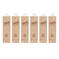 6pcs Red Wine Wooden Gift Box Packaging Storage Box for Wine Bottle Gifts - Single clamshell