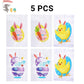 Jumping Sack Race Bags 5pcs Set for Outdoor Garden Party Family Group Activity Game - Rabbit