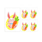 Jumping Sack Race Bags 5pcs Set for Outdoor Garden Party Family Group Activity Game - Rabbit