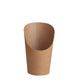 French Fries Holder Kraft Paper Cups Holder Disposable Paper Cups - 14OZ