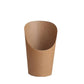 French Fries Holder Kraft Paper Cups Holder Disposable Paper Cups - 14OZ