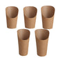 French Fries Holder Kraft Paper Cups Holder Disposable Paper Cups - 32OZ