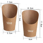 French Fries Holder Kraft Paper Cups Holder Disposable Paper Cups - 32OZ