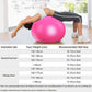 Explosion-Proof Thickened Inflatable Yoga Ball Massage Fitness Stability Ball - Purple - 65cm