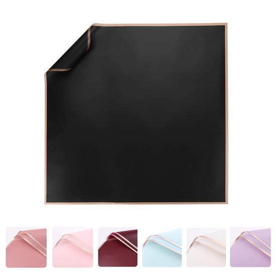 100PCS Waterproof Flower Gift Wrapping Paper Florist Bouquet Craft Packaging - Blue