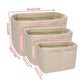 Felt Handbag Organizer Insert with Multiple Pockets for Tote and Purse - Pink XL Size