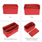 Felt Handbag Organizer Insert with Multiple Pockets for Tote and Purse - Pink XL Size