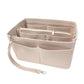 Felt Handbag Organizer Insert with Multiple Pockets for Tote and Purse - Pink XL Size