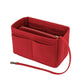 Felt Handbag Organizer Insert with Multiple Pockets for Tote and Purse - Pink XL Size