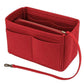 Felt Handbag Organizer Insert with Multiple Pockets for Tote and Purse - Pink XL Size