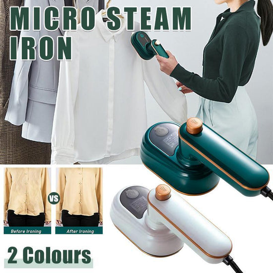 Portable Micro Steam Iron Garment Handheld Mini Clothes Ironing Machine - White