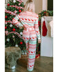 Bright White Christmas Print Pullover and Pants Lounge Set - XL